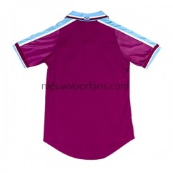 West Ham United Heren Shirt met Bedrukking Retro Thuis 1999-2001 Korte Mouw