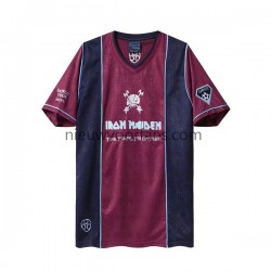 West Ham United Heren Shirt met Bedrukking Iron Maiden Retro Uit 2011 Korte Mouw