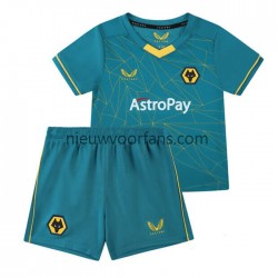 Wolverhampton Wanderers Kind Shirt met Bedrukking Uit 2022-2023 Korte Mouw