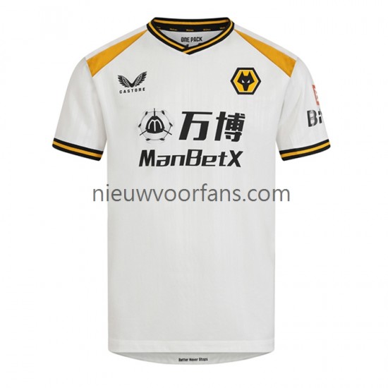 Wolverhampton Wanderers Heren Shirt met Bedrukking Derde 2022-2023 Korte Mouw