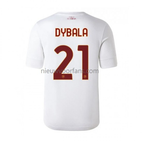 AS Roma Heren Shirt met Bedrukking Paulo Dybala 21 Uit 2022-2023 Korte Mouw