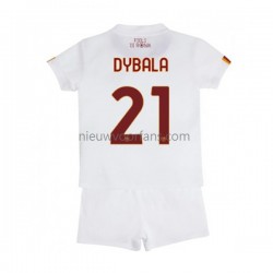 AS Roma Kind Shirt met Bedrukking Paulo Dybala 21 Uit 2022-2023 Korte Mouw
