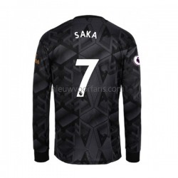 Arsenal Heren Shirt met Bedrukking Bukayo Saka 7 Uit 2022-2023 Lange Mouw
