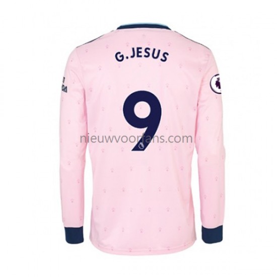 Arsenal Heren Shirt met Bedrukking Gabriel Jesus 9 Derde 2022-2023 Lange Mouw
