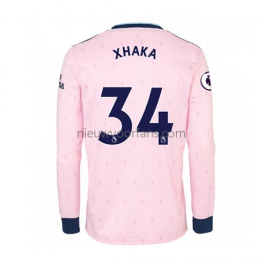 Arsenal Heren Shirt met Bedrukking Granit Xhaka 34 Derde 2022-2023 Lange Mouw