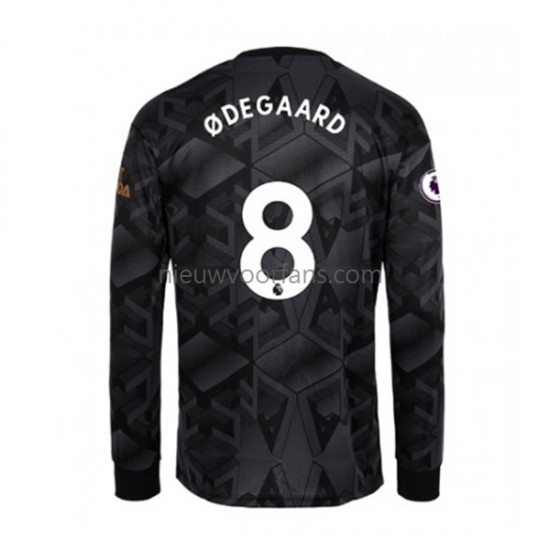 Arsenal Heren Shirt met Bedrukking Martin Odegaard 8 Uit 2022-2023 Lange Mouw