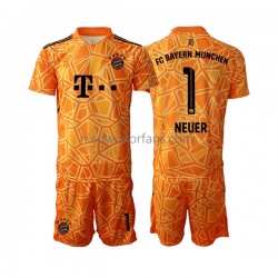 FC Bayern München Kind Shirt met Bedrukking Doelman Manuel Neuer 1 Uit 2022-2023 Korte Mouw