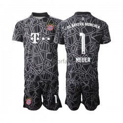 FC Bayern München Kind Shirt met Bedrukking Doelman Manuel Neuer 1 Thuis 2022-2023 Korte Mouw