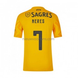 Benfica Heren Shirt met Bedrukking David Neres 7 Uit 2022-2023 Korte Mouw