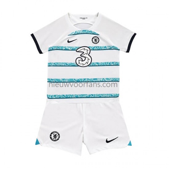 Chelsea Kind Shirt met Bedrukking Uit 2022-2023 Korte Mouw