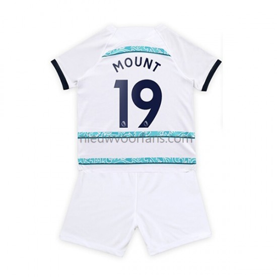 Chelsea Kind Shirt met Bedrukking Mount 19 Uit 2022-2023 Korte Mouw