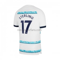 Chelsea Heren Shirt met Bedrukking Sterling 17 Uit 2022-2023 Korte Mouw