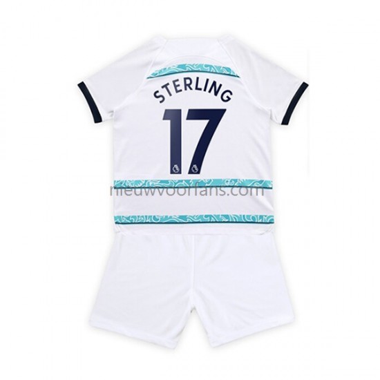 Chelsea Kind Shirt met Bedrukking Sterling 17 Uit 2022-2023 Korte Mouw