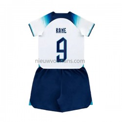 Engeland Kind Shirt met Bedrukking Kane 9 Thuis WK 2022 Korte Mouw
