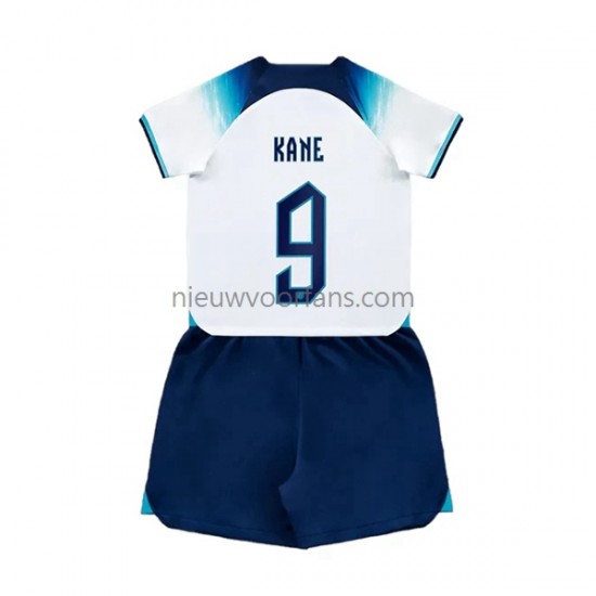 Engeland Kind Shirt met Bedrukking Kane 9 Thuis WK 2022 Korte Mouw