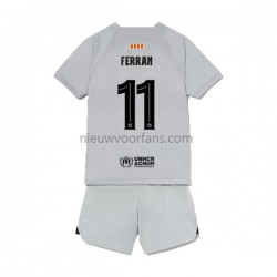 FC Barcelona Kind Shirt met Bedrukking Ferran Torres 11 Derde 2022-2023 Korte Mouw