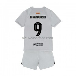 FC Barcelona Kind Shirt met Bedrukking Lewandowski 9 Derde 2022-2023 Korte Mouw