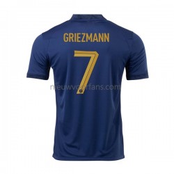 Frankrijk Heren Shirt met Bedrukking Griezmann 7 Thuis WK 2022 Korte Mouw