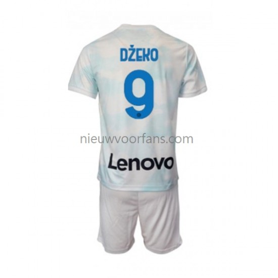 Inter Milan Kind Shirt met Bedrukking Edin Dzeko 9 Uit 2022-2023 Korte Mouw