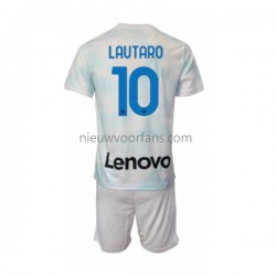 Inter Milan Kind Shirt met Bedrukking Lautaro Martinez 10 Uit 2022-2023 Korte Mouw