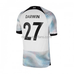 Liverpool Heren Shirt met Bedrukking Darwin 27 Uit 2022-2023 Korte Mouw