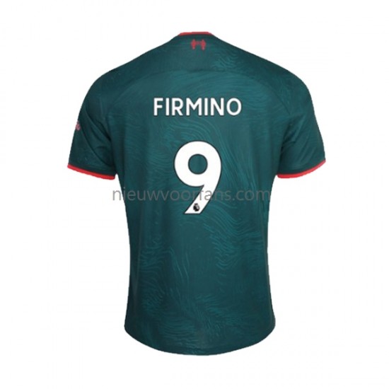 Liverpool Heren Shirt met Bedrukking Roberto Firmino 9 Derde 2022-2023 Korte Mouw