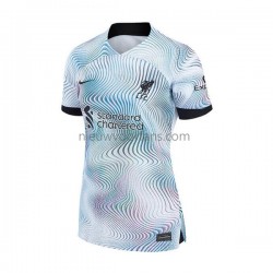 Liverpool Dames Shirt met Bedrukking Uit 2022-2023 Korte Mouw