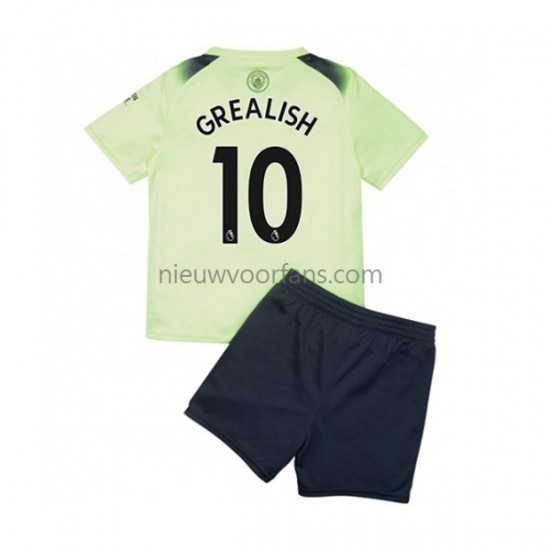 Manchester City Kind Shirt met Bedrukking Grealish 10 Derde 2022-2023 Korte Mouw