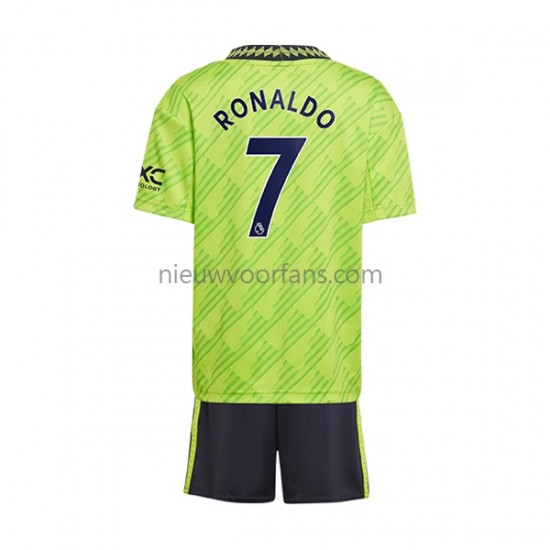 Manchester United Kind Shirt met Bedrukking Cristiano Ronaldo 7 Derde 2022-2023 Korte Mouw