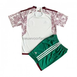 Mexico Kind Shirt met Bedrukking Uit WK 2022 Korte Mouw