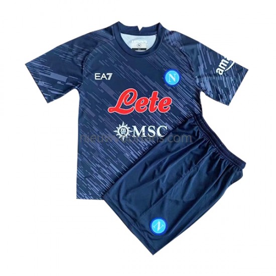 Napoli Kind Shirt met Bedrukking Derde 2022-2023 Korte Mouw