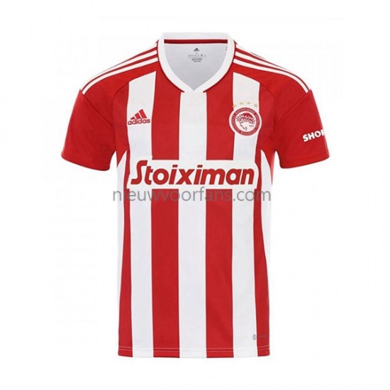 Olympiacos Heren Shirt met Bedrukking Thuis 2022-2023 Korte Mouw