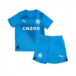 Olympique Marseille Kind Shirt met Bedrukking Derde 2022-2023 Korte Mouw