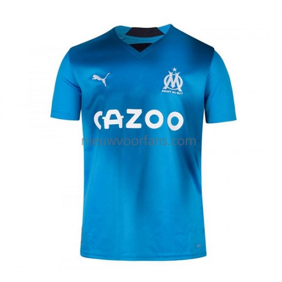 Olympique Marseille Heren Shirt met Bedrukking Derde 2022-2023 Korte Mouw