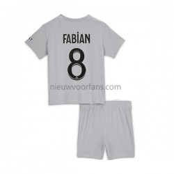 Paris Saint-Germain Kind Shirt met Bedrukking Fabian 8 Uit 2022-2023 Korte Mouw