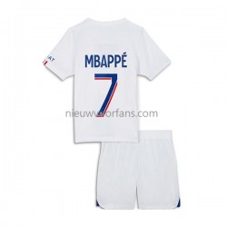 Paris Saint-Germain Kind Shirt met Bedrukking Mbappé 7 Derde 2022-2023 Korte Mouw
