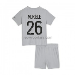 Paris Saint-Germain Kind Shirt met Bedrukking Mukiele 26 Uit 2022-2023 Korte Mouw