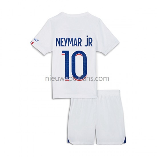 Paris Saint-Germain Kind Shirt met Bedrukking Neymar Jr 10 Derde 2022-2023 Korte Mouw