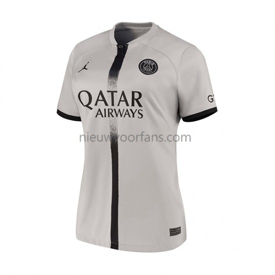 Paris Saint-Germain Dames Shirt met Bedrukking Uit 2022-2023 Korte Mouw