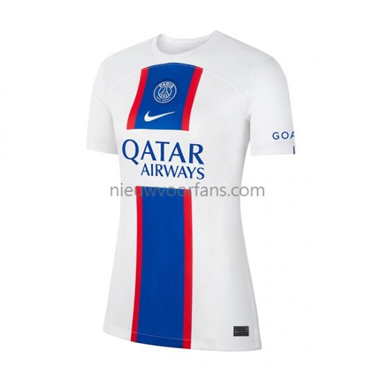 Paris Saint-Germain Dames Shirt met Bedrukking Derde 2022-2023 Korte Mouw