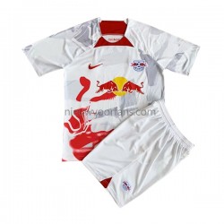 RB Leipzig Kind Shirt met Bedrukking Thuis 2022-2023 Korte Mouw