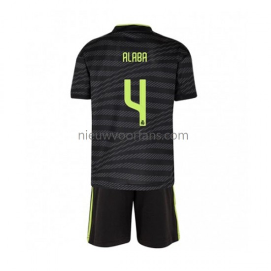 Real Madrid Kind Shirt met Bedrukking David Alaba 4 Derde 2022-2023 Korte Mouw