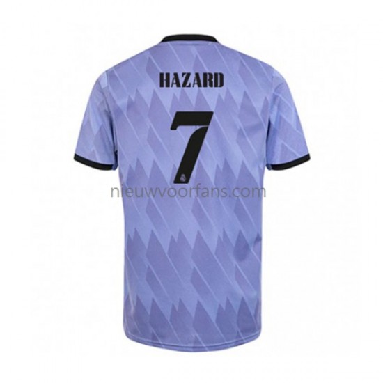 Real Madrid Heren Shirt met Bedrukking Eden Hazard 7 Uit 2022-2023 Korte Mouw