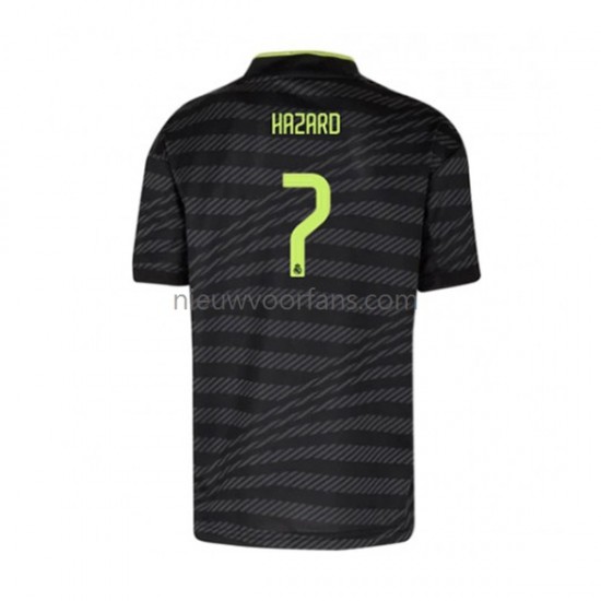 Real Madrid Heren Shirt met Bedrukking Eden Hazard 7 Thrid 2022-2023 Korte Mouw