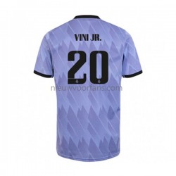 Real Madrid Heren Shirt met Bedrukking Vinicius Junior 20 Uit 2022-2023 Korte Mouw