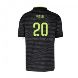 Real Madrid Heren Shirt met Bedrukking Vinicius Junior 20 Derde 2022-2023 Korte Mouw