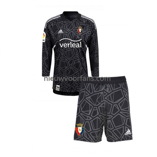 CA Osasuna Kind Shirt met Bedrukking Doelman Thuis 2022-2023 Lange Mouw