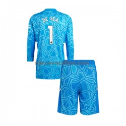 Manchester United Kind Shirt met Bedrukking Doelman DE GEA 1 Thuis 2022-2023 Lange Mouw