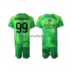 Paris Saint-Germain Kind Shirt met Bedrukking Doelman Donnarumma 99 Thuis 2022-2023 Korte Mouw