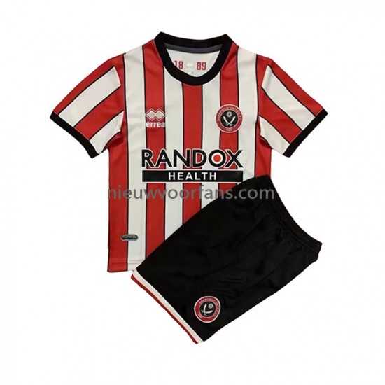 Sheffield United Kind Shirt met Bedrukking Thuis 2022-2023 Korte Mouw
